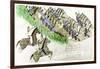 Beginning of the Battle of the Little Big Horn, Montana, USA, June 1876-null-Framed Giclee Print