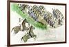 Beginning of the Battle of the Little Big Horn, Montana, USA, June 1876-null-Framed Giclee Print