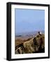 Beginning of the Great Wall, UNESCO World Heritage Site, Jiayuguan, Gansu, China-Porteous Rod-Framed Photographic Print