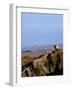 Beginning of the Great Wall, UNESCO World Heritage Site, Jiayuguan, Gansu, China-Porteous Rod-Framed Photographic Print