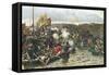 Beginning of the Russian Conquest of Siberia, 1580-null-Framed Stretched Canvas