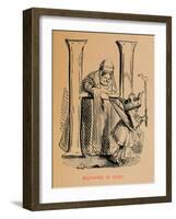 'Beginning to reign', c1860, (c1860)-John Leech-Framed Giclee Print