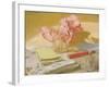 Begonias, 1939-40 (Oil on Panel)-William Nicholson-Framed Giclee Print