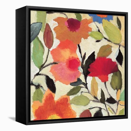 Begonias-Kim Parker-Framed Stretched Canvas