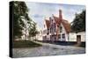 Beguinage of the Vineyard, Bruges, Belgium, C1924-WH Smith-Stretched Canvas