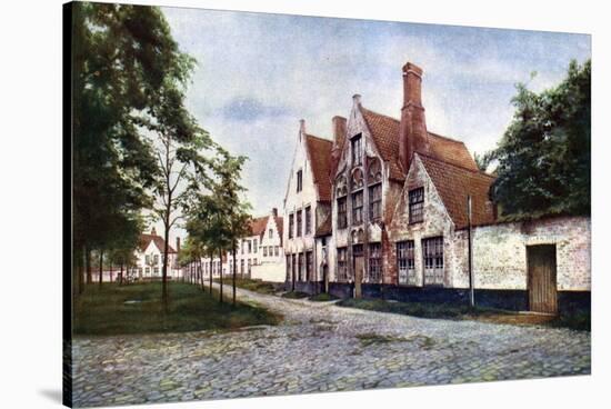 Beguinage of the Vineyard, Bruges, Belgium, C1924-WH Smith-Stretched Canvas