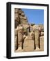 Beheaded Statues of Karnak Temple, Egypt-mary416-Framed Photographic Print