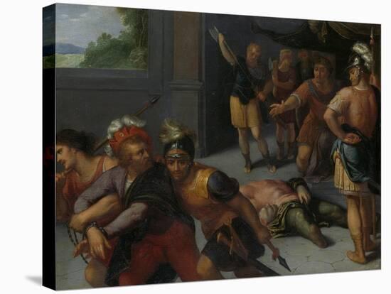 Beheading of Claudius Paulus and the Capture of Julius Civilis-Otto van Veen-Stretched Canvas