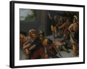 Beheading of Claudius Paulus and the Capture of Julius Civilis-Otto van Veen-Framed Art Print