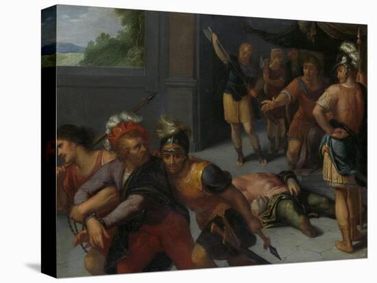 Beheading of Claudius Paulus and the Capture of Julius Civilis-Otto van Veen-Stretched Canvas