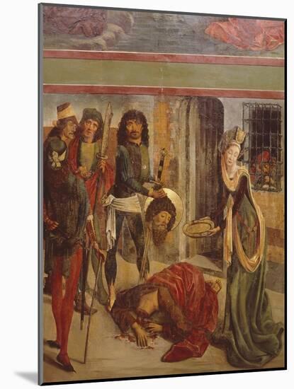 Beheading of John He Baptist-Bernt Notke-Mounted Giclee Print