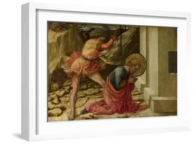 Beheading of Saint James the Great (Predella Panel of the Pistoia Santa Trinità Altarpiec), 1455-60-Fra Filippo Lippi-Framed Giclee Print