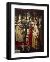 Beheading of Saint John Baptist and Banquet of Herod-Bartholomeus Strobel Younger-Framed Giclee Print