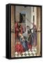 Beheading of St Catherine, Panel of St Catherine Triptych-Fernando Gallego-Framed Stretched Canvas