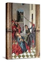 Beheading of St Catherine, Panel of St Catherine Triptych-Fernando Gallego-Stretched Canvas