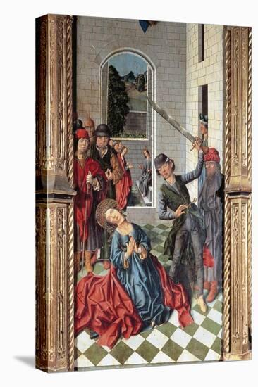 Beheading of St Catherine, Panel of St Catherine Triptych-Fernando Gallego-Stretched Canvas