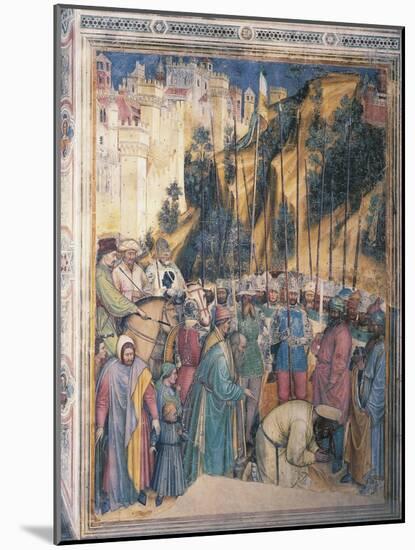 Beheading of St George, Scene Episodes from Life of St George, 1379-1384-null-Mounted Giclee Print