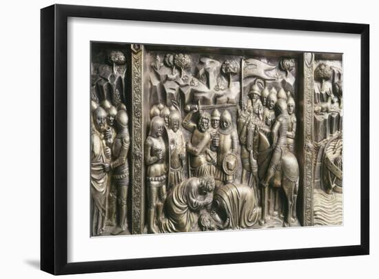 Beheading of St James, Panel on Lateral Side of Altar of St James-Leonardo Di Ser Giovanni-Framed Giclee Print