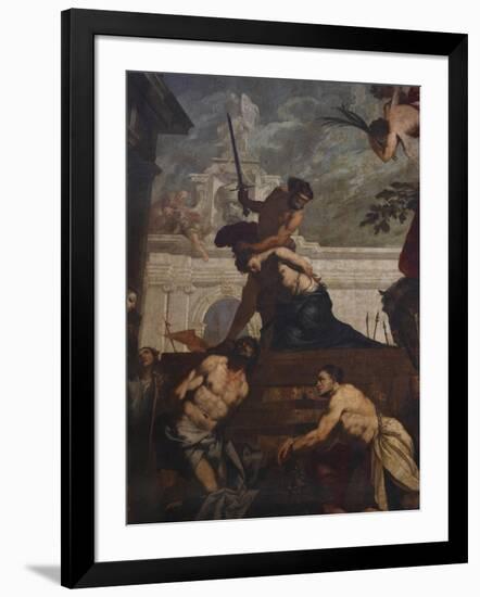 Beheading of St Julian-Antonio Zanchi-Framed Giclee Print