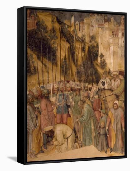 Beheading St George, Episodes from Life of St George-null-Framed Stretched Canvas