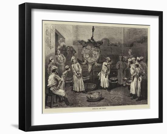 Beheading the Turtle-null-Framed Giclee Print
