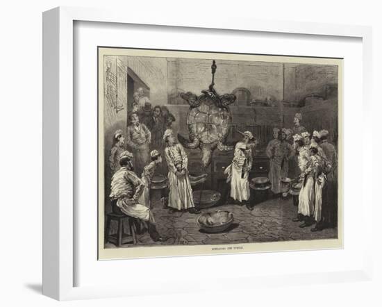 Beheading the Turtle-null-Framed Giclee Print