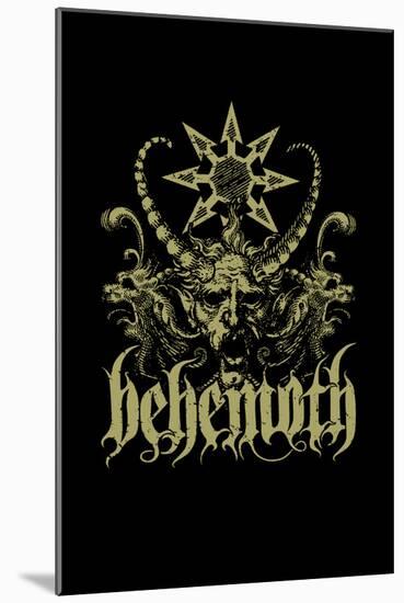 Behemoth - Demon-null-Mounted Poster