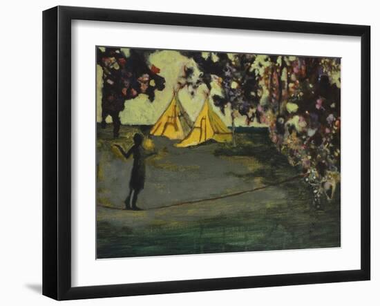 Behind Her Fly the Ships of Her Imagination, 2015-Anastasia Lennon-Framed Giclee Print