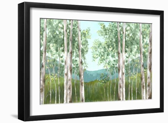 Behind Mountains-Eva Watts-Framed Premium Giclee Print