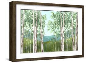 Behind Mountains-Eva Watts-Framed Art Print