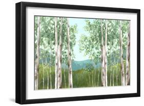 Behind Mountains-Eva Watts-Framed Art Print