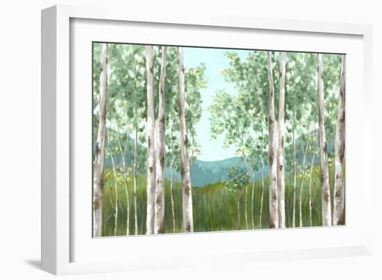 Behind Mountains-Eva Watts-Framed Art Print