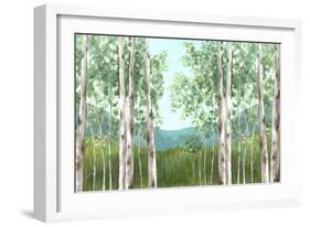 Behind Mountains-Eva Watts-Framed Art Print