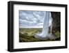 Behind Seljalandfoss-Danny Head-Framed Photographic Print