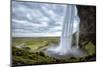 Behind Seljalandfoss-Danny Head-Mounted Photographic Print