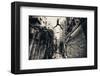 Behind Street-null-Framed Art Print