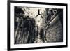 Behind Street-null-Framed Art Print