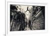 Behind Street-null-Framed Art Print