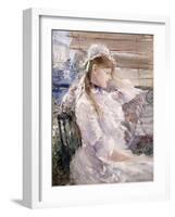 Behind the Blinds, 1879-Berthe Morisot-Framed Giclee Print