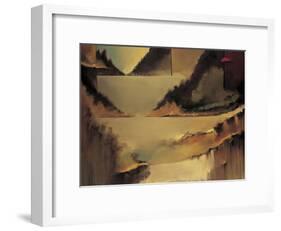 Behind the Curtain-Denis Jully-Framed Giclee Print