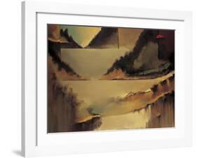 Behind the Curtain-Denis Jully-Framed Giclee Print