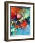 Behind The Flowers-Marianne Quinzin-Framed Art Print