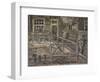 Behind the House of Sein-Vincent van Gogh-Framed Premium Giclee Print