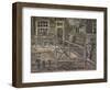 Behind the House of Sein-Vincent van Gogh-Framed Giclee Print