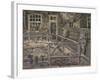 Behind the House of Sein-Vincent van Gogh-Framed Giclee Print