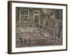 Behind the House of Sein-Vincent van Gogh-Framed Giclee Print