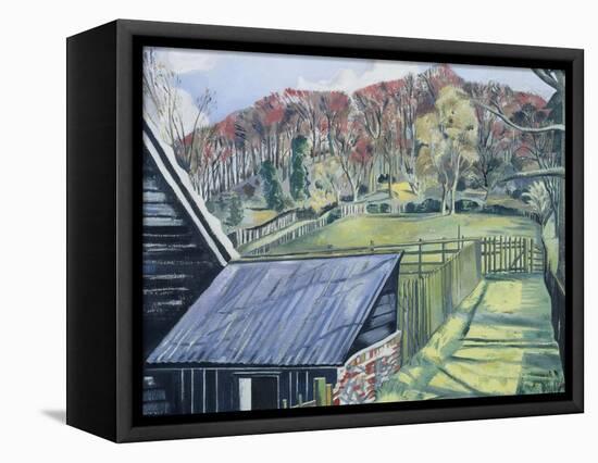 Behind the Inn-Paul Nash-Framed Stretched Canvas