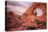 Behind the North Window, Arches National Park-Vincent James-Stretched Canvas