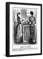 Behind the Scenes, 1881-George Du Maurier-Framed Giclee Print