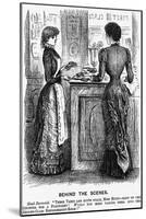 Behind the Scenes, 1881-George Du Maurier-Mounted Giclee Print